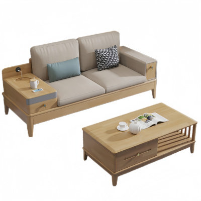 悦兴诚沙发双人+长几张