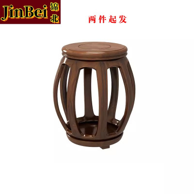 锦北靠背椅配套桌椅单人坐椅家用木凳商用办公椅功夫泡茶椅 椅鼓凳两件起发)