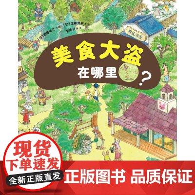 美食大盗在哪里精装绘本图画书培养孩子观察力与专注力的“定点观测”绘本天略童书馆