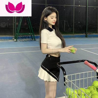 七斓御姐高级感轻熟甜辣学院风辣妹网球服运动连衣裙子JK制服套装女夏