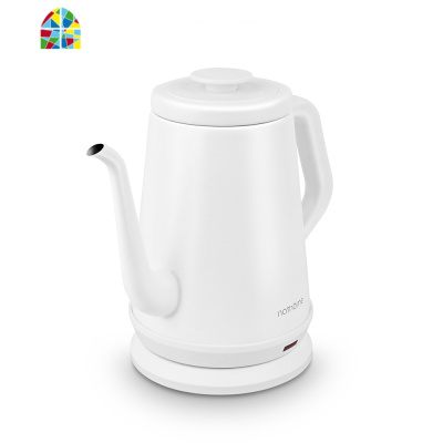 电热水壶家用不锈钢烧水壶自动断电热壶 FENGHOU 一代白色1.2L