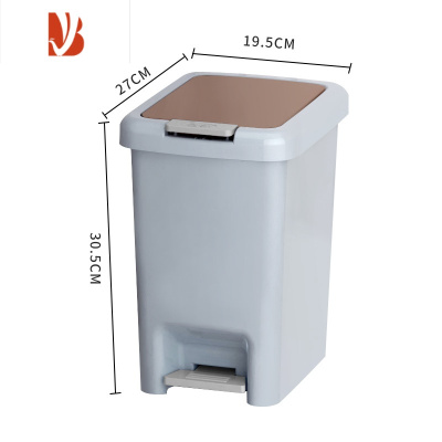 三维工匠垃圾桶家用卫生间厕所专用厨房客厅卧室脚踏式卫生桶办公室大容量