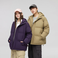 男装新款情侣棉服秋冬韩版潮流宽松加厚男棉衣外套女休闲连帽百搭