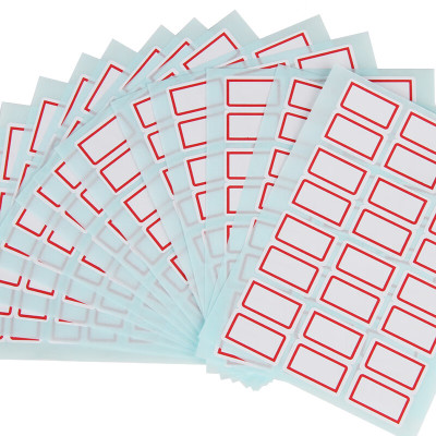 得力(deli)标签纸自粘性标签贴纸7193自粘性标贴(白)24*27mm(本)10本