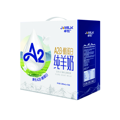 卓牧A2β-酪蛋白纯羊奶200g*10