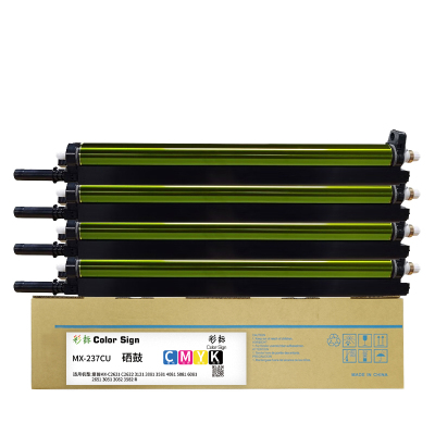 彩标 MX-237CU 400000页适用夏普MX-2621/3121R/3081/3581/4081硒鼓 四色套装