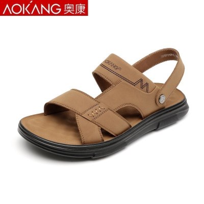 奥康凉鞋男士凉鞋夏季休闲防滑青年时尚沙滩男凉鞋