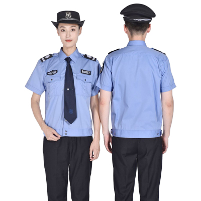 天鸣 夏季短袖保安服 劳保服 工作服 可定制 160-190 套 160-190 下单请备注尺码