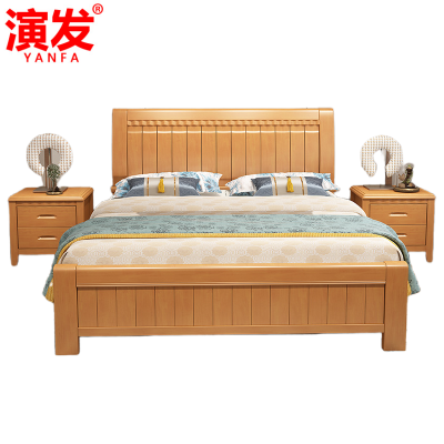 演发 床+2床头柜 1.8m 套