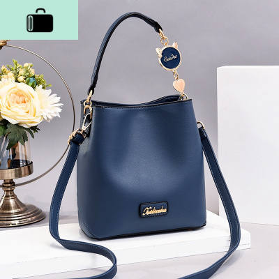 春季新款水桶包包女包2020简约大容量软百搭ins女包韩版斜挎手提NEW LAKE女斜挎包