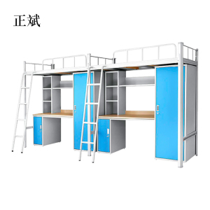 正斌厂家直销宿舍公寓床多功能组合床两人位连体公寓床多功能组合床 3980*2000*900 一套