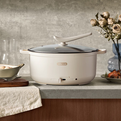 小熊 电煮锅 电炒锅 电火锅 电热锅 家用多功能锅学生宿舍小锅煮面锅 DHG-J50P1