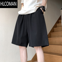 HLCOMAN2025夏季新款直筒短裤男宽松大码速干运动五分裤健身透气潮流裤子