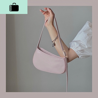 中古包包女2020新款春夏小众手拎法棍包OL通勤腋下包单肩包NEW LAKE女士单肩包