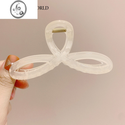 JiMi小众气质鲨鱼夹发夹女夏季后脑勺抓夹发卡网红盘发夹子头饰发饰新