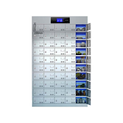 风雷动不锈钢员工食堂消毒碗柜餐厅紫外线高温餐盘餐具柜多格饭盒储物柜50门碗柜 紫外线消毒+高温热风循环