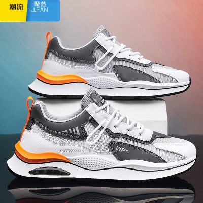 聚范莆田男鞋夏季透气薄款网鞋初中生青少年运动休闲网面老爹潮鞋