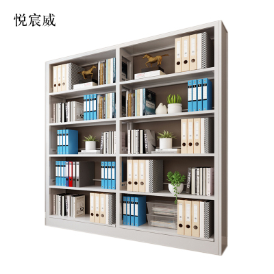 悦宸威钢制置物架图书馆单双面书店阅览室货架档案架资料架单面一列二
