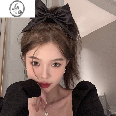 JiMi少女甜美高马尾蝴蝶结发圈头绳扎丸子头皮筋发绳网红简约气质头饰