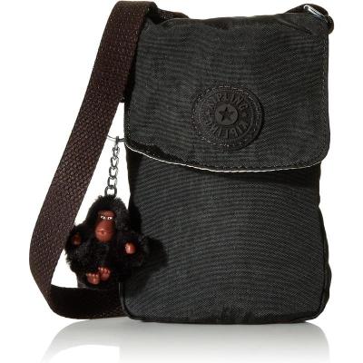 Kipling凯浦林斜挎包女时尚实用便携黑色轻便方形