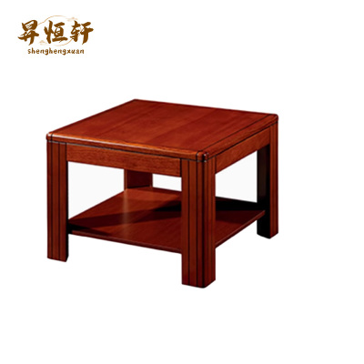 昇恒轩 实木茶几办公室茶几长茶几家用客厅长方形茶桌办公沙发茶几组合 60*60*45cm 张