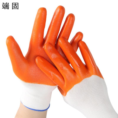 端固 浸胶全挂手套pvc1 双