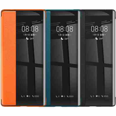 可波 华为mate40pro手机壳mate30Epro皮套5g素皮mete40翻盖式皮套mateE40pro+智能保护套 mate40Epro颜色备注