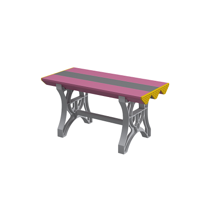 金佑莱ABS塑料游泳馆更衣凳长1000*宽400*高450mm 个