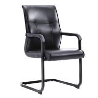 鑫环境 弓形办公椅子电脑椅职员会议椅棋牌麻将椅家用靠背椅现代简约