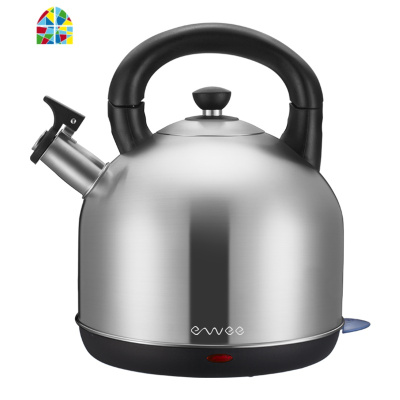 电热水壶304不锈钢开水壶家用自动断电大容量电壶烧水壶 FENGHOU 3L/柠檬黄