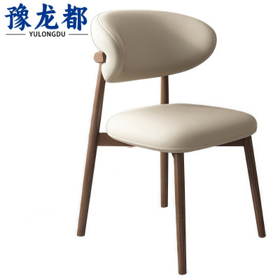 豫龙都 餐椅 实木 把