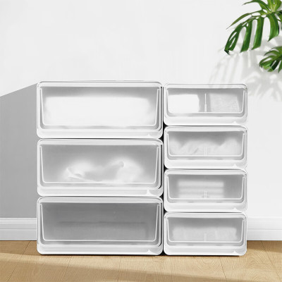 全格收纳抽屉柜(时尚版M)2只装