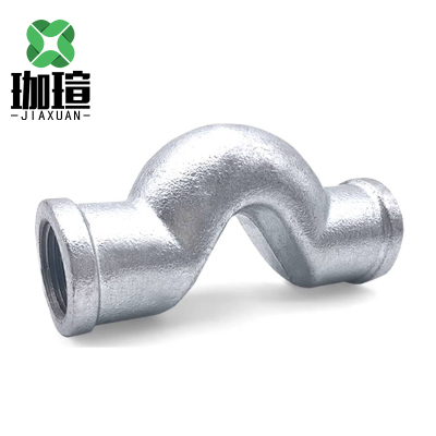 珈瑄 镀锌桥弯 钢管水管水暖配件消防管件 DN50 单位:个