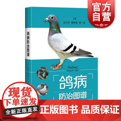鸽病防治图谱 精装 赵宝华 养鸽参考书 50种鸽常见病 鉴别方法介绍详细 综合防治技术 正版图书籍 上海科学技术出版社
