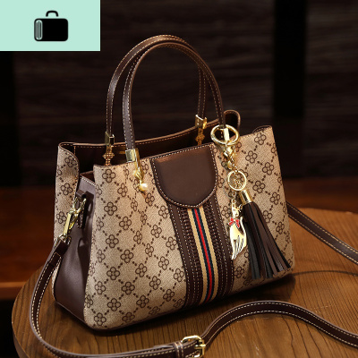 女包包2020春夏新款时尚百搭单肩斜挎包女大容量气质女神手提包潮NEW LAKE 花朵