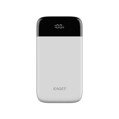 忆捷 快充电源锂电池 20W 10000毫安3接口便携式 EQ20白色