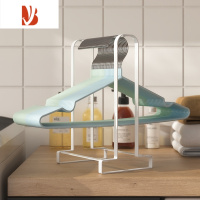 三维工匠免打孔壁挂晾衣架放衣架的收纳架整理挂衣服撑子器阳台衣架收纳