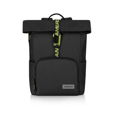 美旅 NA7*09001 防泼水登山包通勤商务男女大容量双肩包 黑色