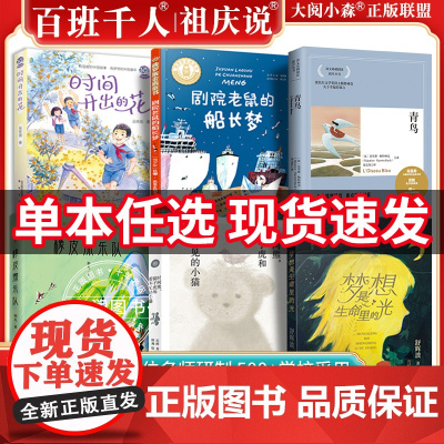 2023寒假大阅小森祖庆说百班千人六年级课外书阅读读时间开出的花+橡皮擦乐队+梦想是生命里的光+时间熊+剧院老鼠的船长梦