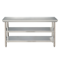 赞属 不锈钢304质检桌子工作台 2000*1100*780mm 台
