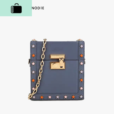 星辰蓝色盒子包包女2020新款韩版SL2-80700742链条斜挎小方包NEW LAKE女斜挎包