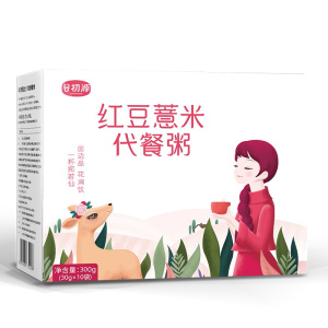 谷初源 红豆薏米代餐粥 即食早餐晚餐营养粉300g 谷物粉