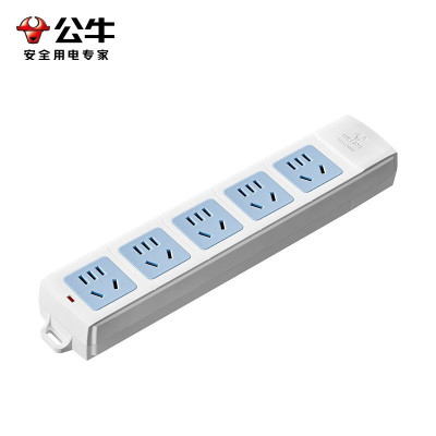 公牛新国标插座/接线板 5位 无线(需自行配电源线和插头) GN-415