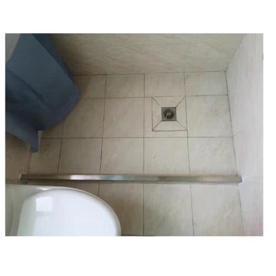 兆邦 卫生间挡条 钢色 2m/根