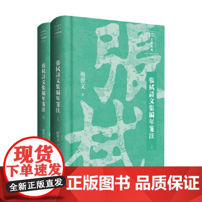 张栻诗文集编年笺注 杨世文 著 诗歌词曲
