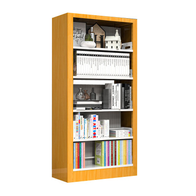 戴劲 书架学校图书馆阅览室书籍架落地资料档案架红色黄色 双面一列一