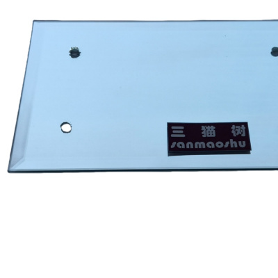 三猫树 镜子 穿衣镜 打眼玻璃镜片 玻璃银镜 斜边 六孔 5×650×1650 块