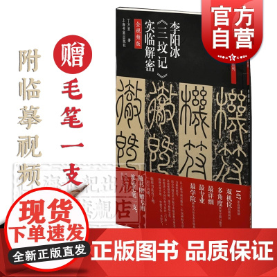 李阳冰三坟记实临解密 碑帖名品全本实临系列 书法碑帖 篆刻碑帖 书法字帖 上海书画出版社