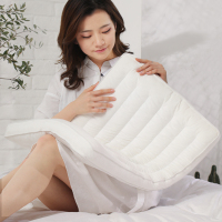 家柏饰(CORATED)超薄枕头家用单人整头舒适超低定型枕头大人矮枕芯平枕硬枕