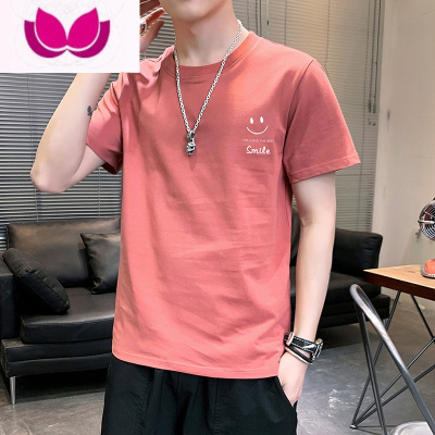 七斓 新款男士短袖T恤青少年学生半袖宽松潮流体恤